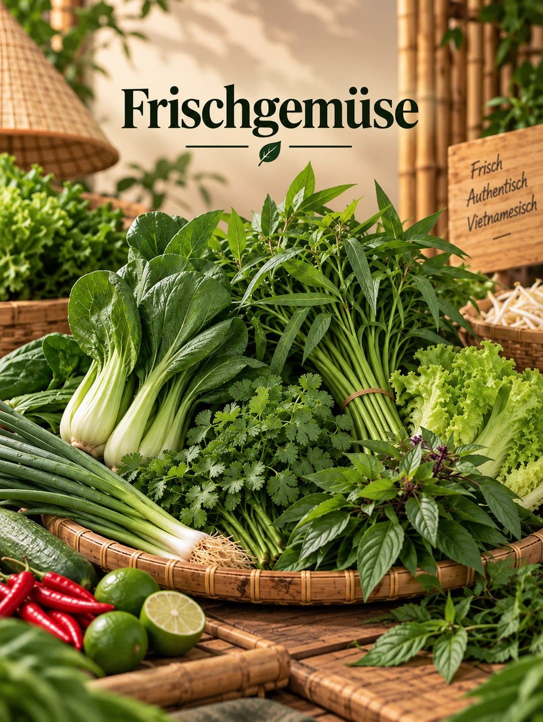 Frisches asiatisches Gemüse